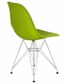Стул обеденный DSR, ножки хром, цвет салатовый - фото 8029
