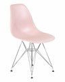Стул обеденный DSR, ножки хром, цвет светло-розовый - фото 8062