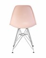 Стул обеденный DSR, ножки хром, цвет светло-розовый - фото 8065