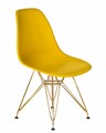 Стул обеденный DSR, ножки золотые, цвет жёлтый - фото 8100