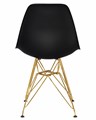 Стул обеденный DSR, ножки золотые, цвет чёрный - фото 8154