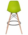 Стул барный DSW BAR, ножки светлый бук, цвет сиденья салатовый  - фото 8224