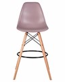 Стул барный DSW BAR, ножки светлый бук, цвет сиреневый - фото 8284