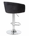 Стул барный DARCY, черный велюр - фото 8813