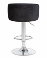 Стул барный DARCY, черный велюр - фото 8814