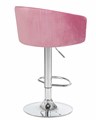 Стул барный DARCY, розовый велюр - фото 8867