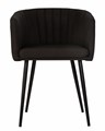 Стул обеденный ALINA, черная ткань - фото 8965