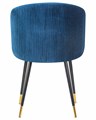 Стул обеденный MARY, синий велюр - фото 9024