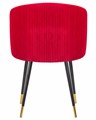 Стул обеденный MARY, малиновый велюр - фото 9077