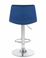 Стул барный TAILOR, синий велюр - фото 9169