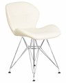 Стул обеденный BUTTERFLY CHROME, ножки хром, цвет кремовый - фото 9304