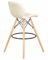 Стул барный BUTTERFLY BAR, ножки светлый бук, цвет кремовый - фото 9314