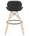 Стул барный BUTTERFLY BAR, ножки светлый бук, цвет чёрный - фото 9323