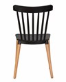 Стул обеденный THEO, ножки светлый бук, цвет черный - фото 9934