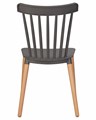 Стул обеденный THEO, ножки светлый бук, цвет темно-серый - фото 9944